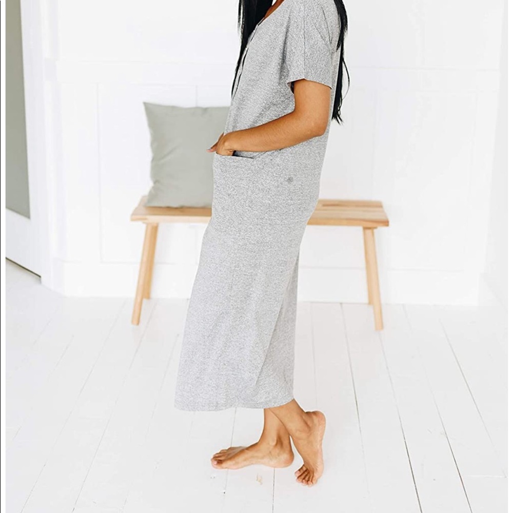 Nesting Olive maternity dress